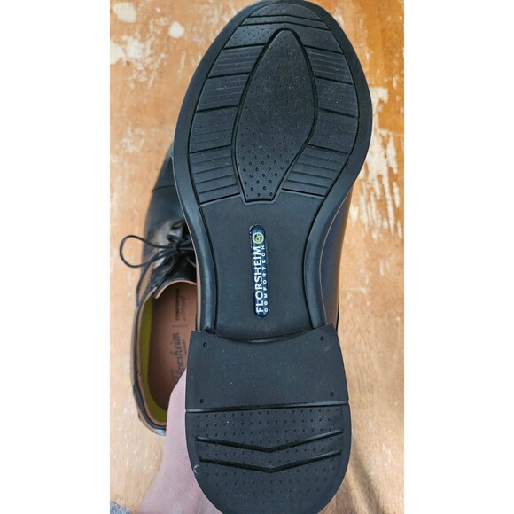 Florsheim Cap Toe Oxford Mens Leather Dress Shoes Size 12 Black New w/ Tags - Picture 7 of 8